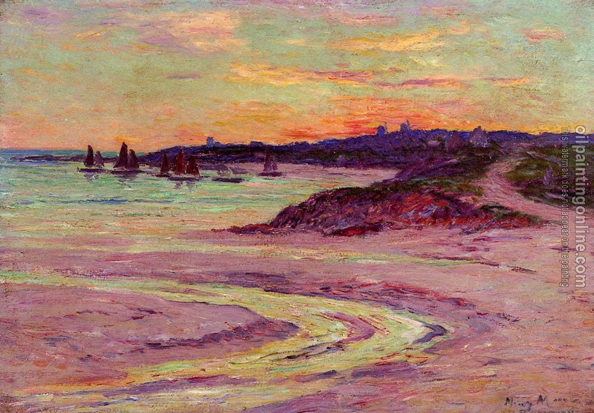 Moret, Henri - The Point de Lervily, Brittany